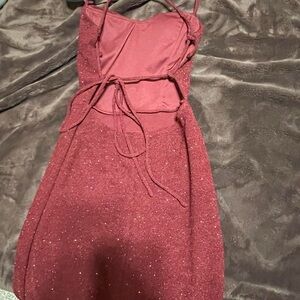 Elegant Red Women's Dress